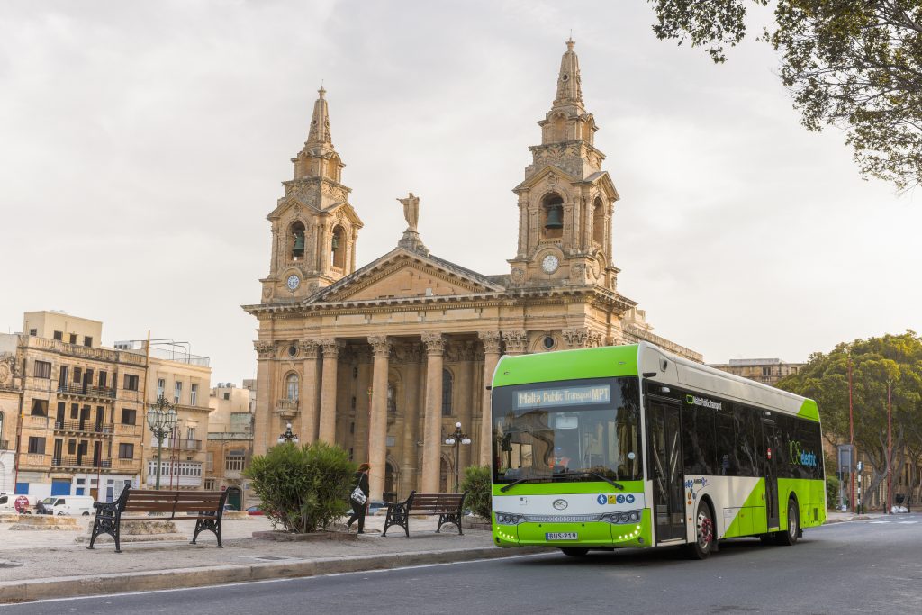Bus in Floriana