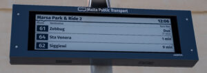 Malta Public Transport introduces new digital signage system in key transport hubs