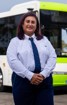 Female Bus Driver