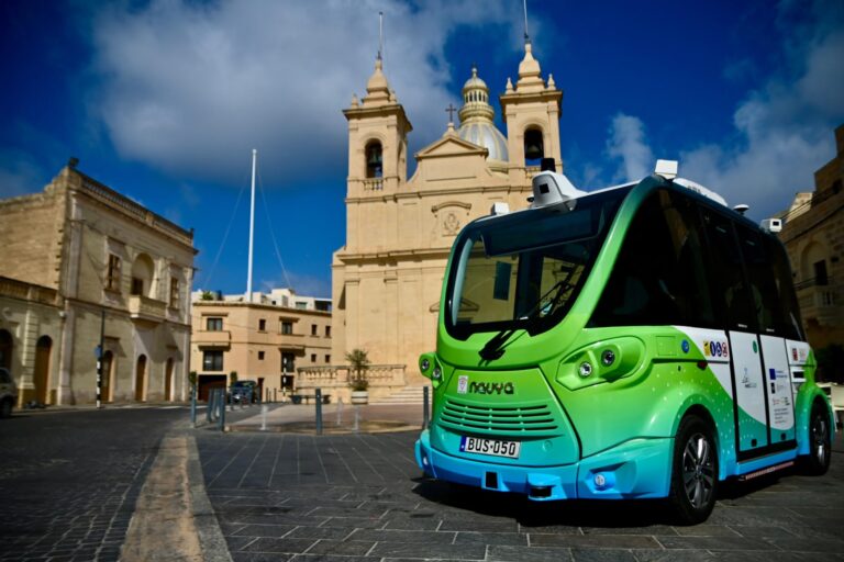 Autonomous Bus public testing phase begins in Gozo